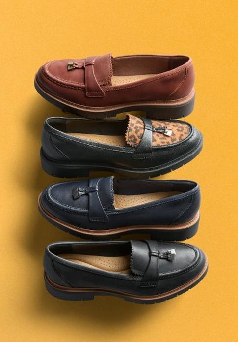 美品　クラークス　デニールイーズ　グレーコンビ パンプス　23 Clarks Originals -Clarks (クラークスジャパン) 公式通販